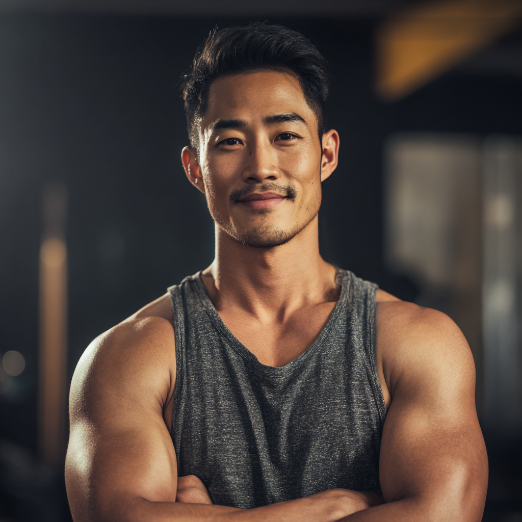 Fitness creator portrait